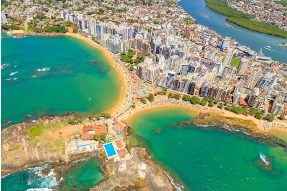 瓜拉派瑞Apt Encantador Praia Do Morro 20 Metros Da Praia.公寓 外观 照片