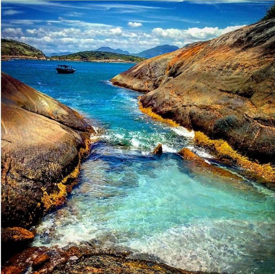 瓜拉派瑞Apt Encantador Praia Do Morro 20 Metros Da Praia.公寓 外观 照片